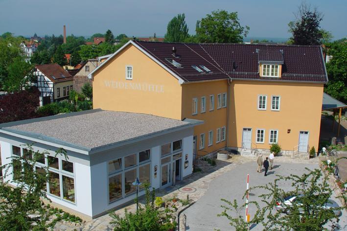 Hotel Weidenmuhle Mühlhausen Buitenkant foto